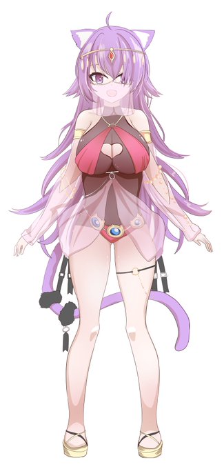 #おかゆ新衣装予想
アラビア～ンなおかゆちゃん予想です
インナーは元々描いてなかったのですが日和りました。

しかしリプ欄には…? 