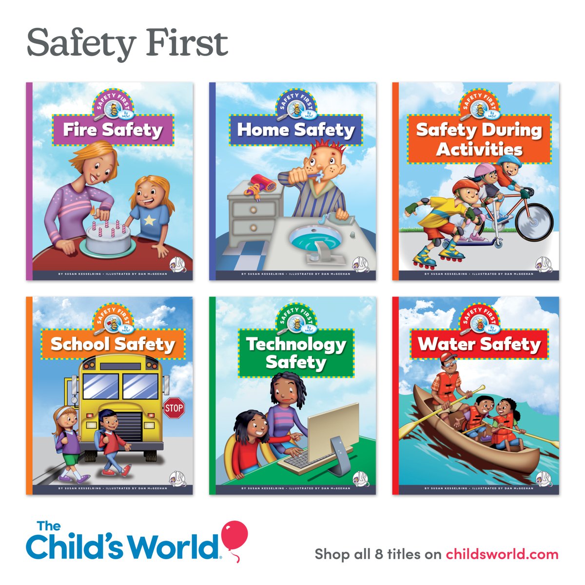 Safety First: New #Nonfiction Series for Grades K-3

This appealing series encourages kids to explore while teaching them invaluable, common-sense safety skills that lay the foundation for a lifetime of adventures—and wisdom!

Learn More: bit.ly/SF_TCW
