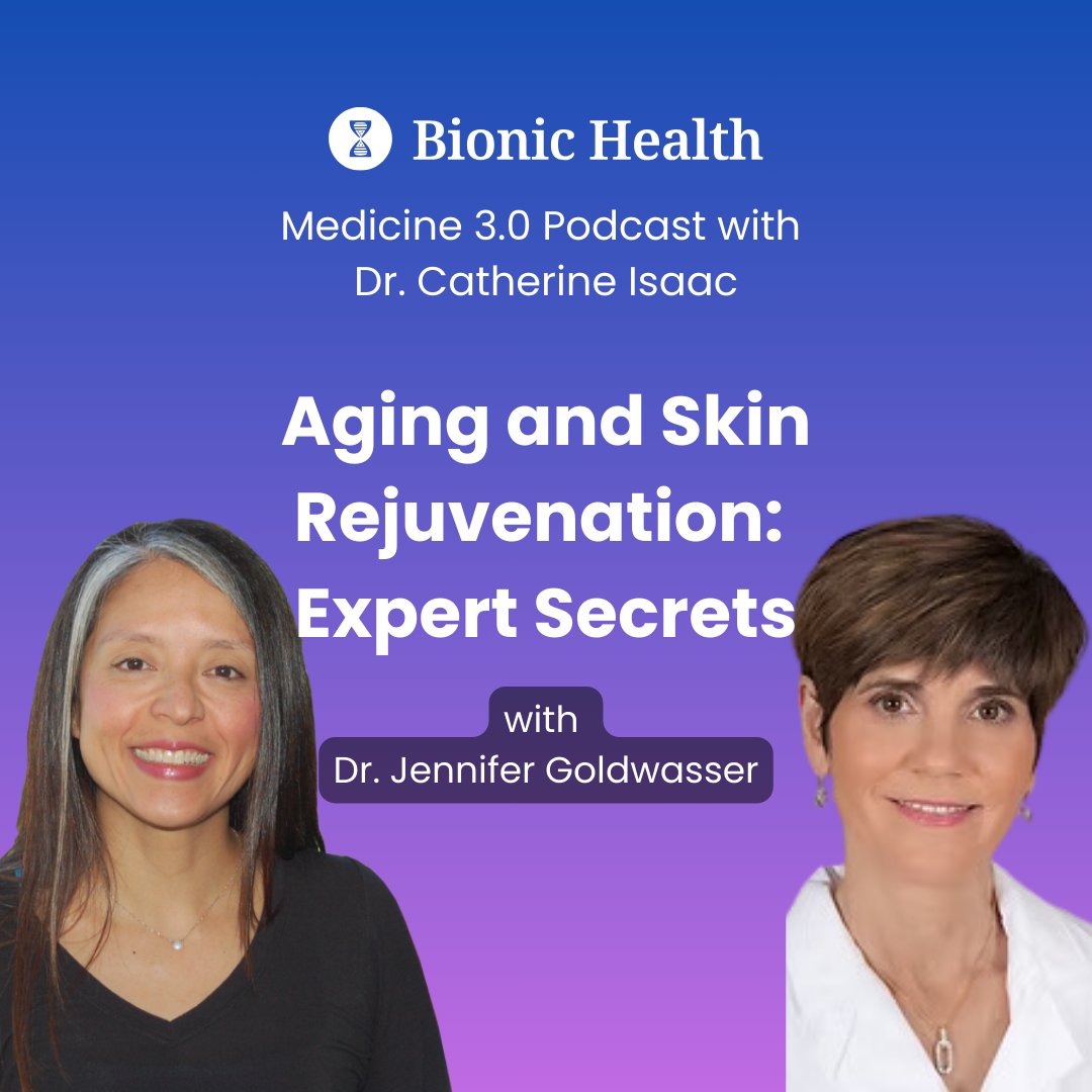 This week, Dr. Catherine Isaac welcomes back dermatologist Dr. Jennifer Goldwasser to discuss aging skin, simple skincare routines that work, and evidence-based approaches to rejuvenation. Listen now for expert insights: youtube.com/watch?v=8FUjfX…

#Medicine3Point0 #SkinHealth
