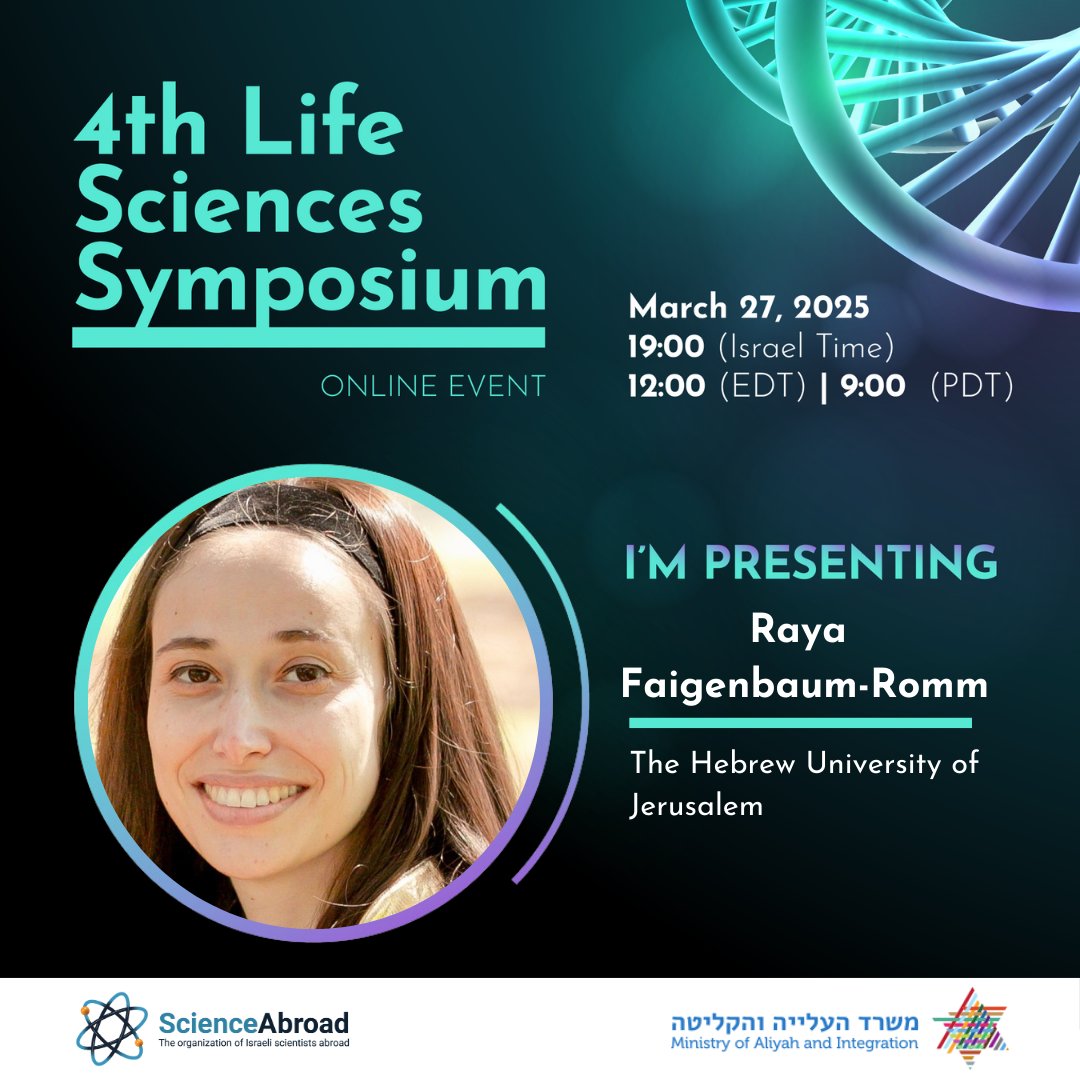 Excited to present my postdoc research at the 4th ScienceAbroad Life Sciences Symposium (online) on March 27th!
I will talk about identification of bacterial heterogeneity in S. aureus bloodstream infections. My talk is at 20:15 Israel time.
Register at: scienceabroad.org.il/life-sciences-…