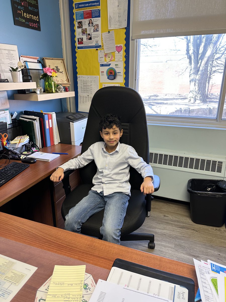 Welcome Mr. B. Pine Grove’s Principal for the day!!