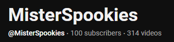 MisterSpookies's tweet photo. Happy Day! We hit 100! Celebration announcement coming asap! https://t.co/LCnJuaXkNJ