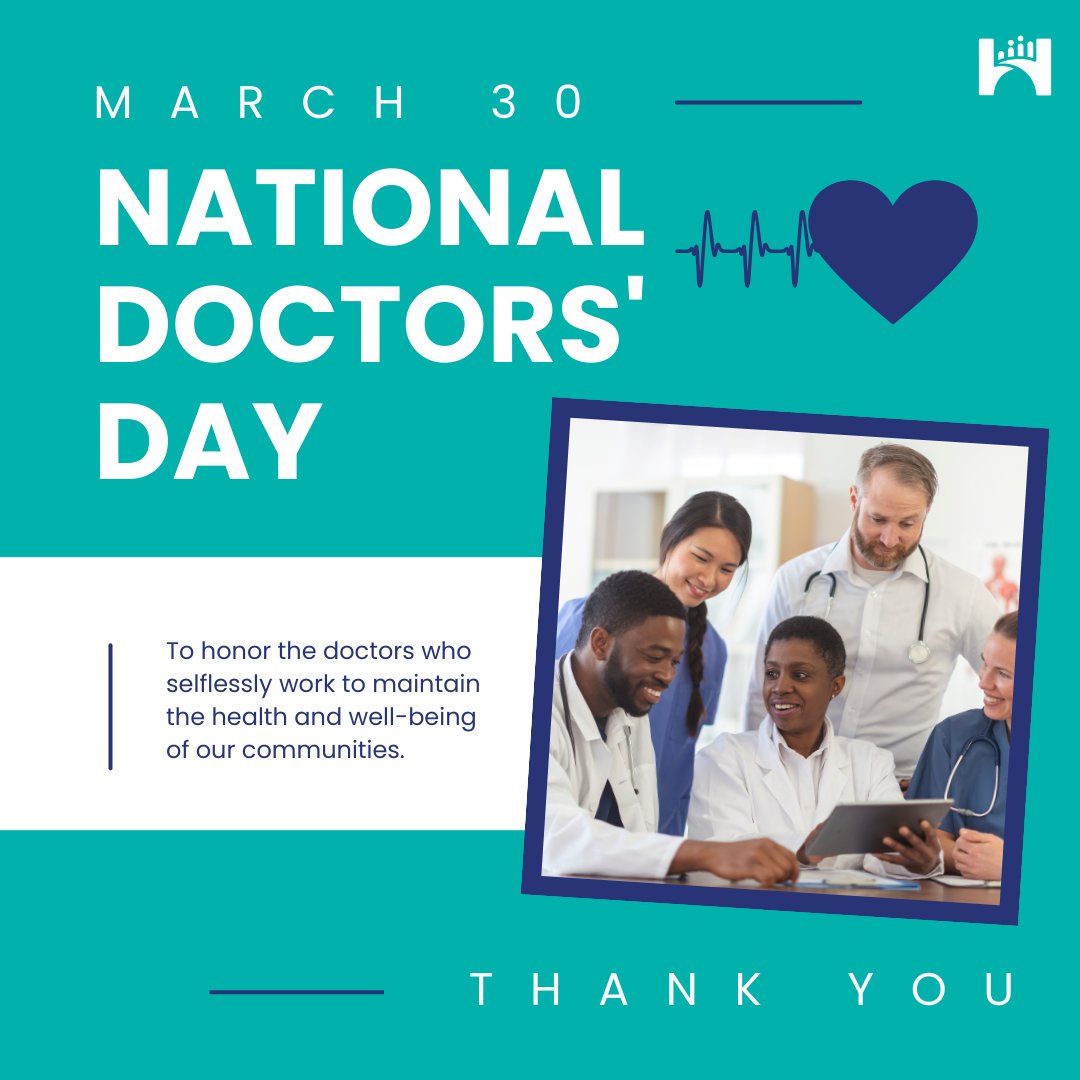 Today, we celebrate and honor incredible doctors for their impactful care of our communities every day. 

To support our dedicated physicians, we’re sharing valuable resources to help enhance well-being, manage stress, and prevent burnout: nationaldoctorsday.org/resources/