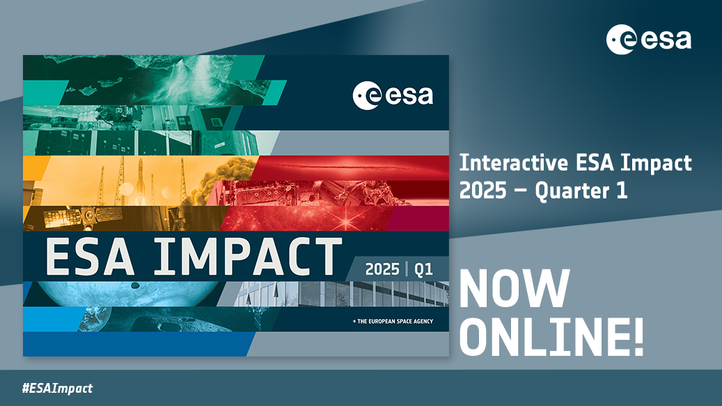 ESA_fr's tweet photo. ESA Impact : Retrouvez l'actualité récente du spatial européen en 2025 dans notre magazine interactif #ESAimpact !
Découvrez une nouvelle représentation de la Voie lactée par Gaia, les survols de Mercure et de Mars, les préparatifs du lancement de Biomass et de Meteosat Troisième Génération – Sounder 1 (MTG-S1), et bien plus encore !
https://t.co/tqokkQ8Udf