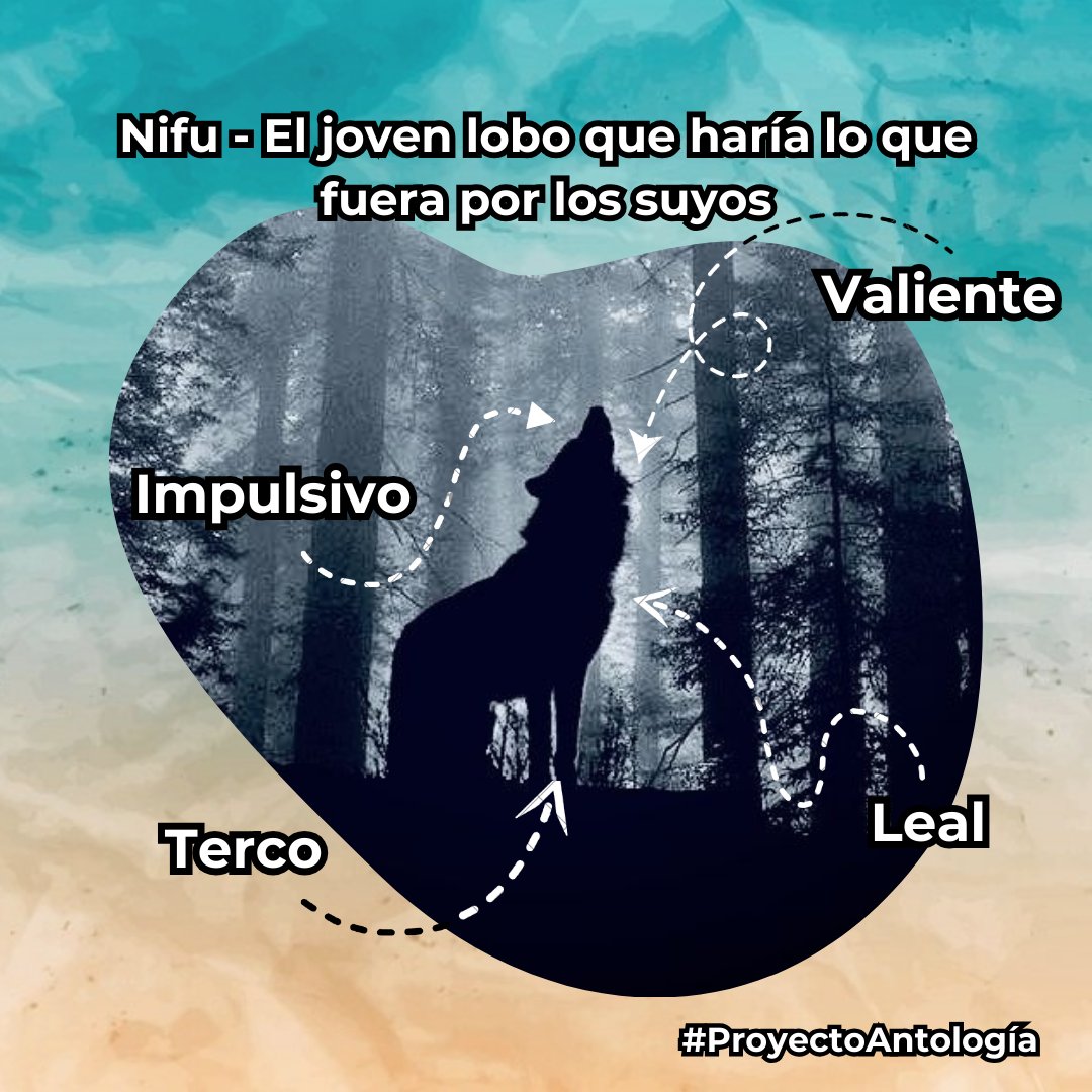 Nokami_x's tweet photo. Hoy os presento a Nifu, un joven lobo que haría lo que fuera por los suyos. Es valiente, impulsivo, terco y leal. #ProyectoAntologia

#escritura #personajes #escritora #frases #libro #novelette #fantasía #españa #textos https://t.co/9YoY5KbzT7