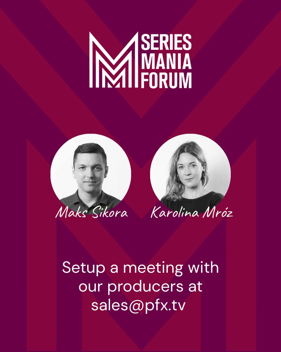 PFX (@pfxcompany) on Twitter photo We’re heading to <a href="/seriesmaniapro/">SERIES MANIA FORUM</a> 2025, March 25-27! 🎬 Catch up with our producers Maks and Karolina in Lille, where the global TV industry gathers. Want to connect? 📩 Reach out at sales@pfx.tv and let’s talk about your upcoming projects!
#seriesmania #seriesmaniaforum We’re heading to <a href="/seriesmaniapro/">SERIES MANIA FORUM</a> 2025, March 25-27! 🎬 Catch up with our producers Maks and Karolina in Lille, where the global TV industry gathers. Want to connect? 📩 Reach out at sales@pfx.tv and let’s talk about your upcoming projects!
#seriesmania #seriesmaniaforum