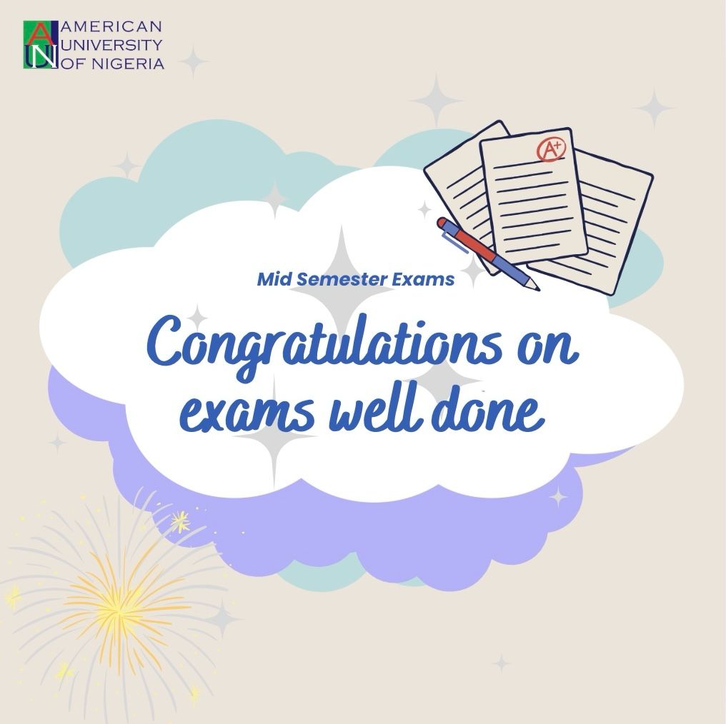 Well done, AUN Stallions! 🎉

You’ve worked hard, stayed focused, and completed your mid-semester exams. Take a moment to celebrate your efforts and keep pushing forward. The best is yet to come!

#AUN #MidSemesterExams #WellDone #KeepStriving