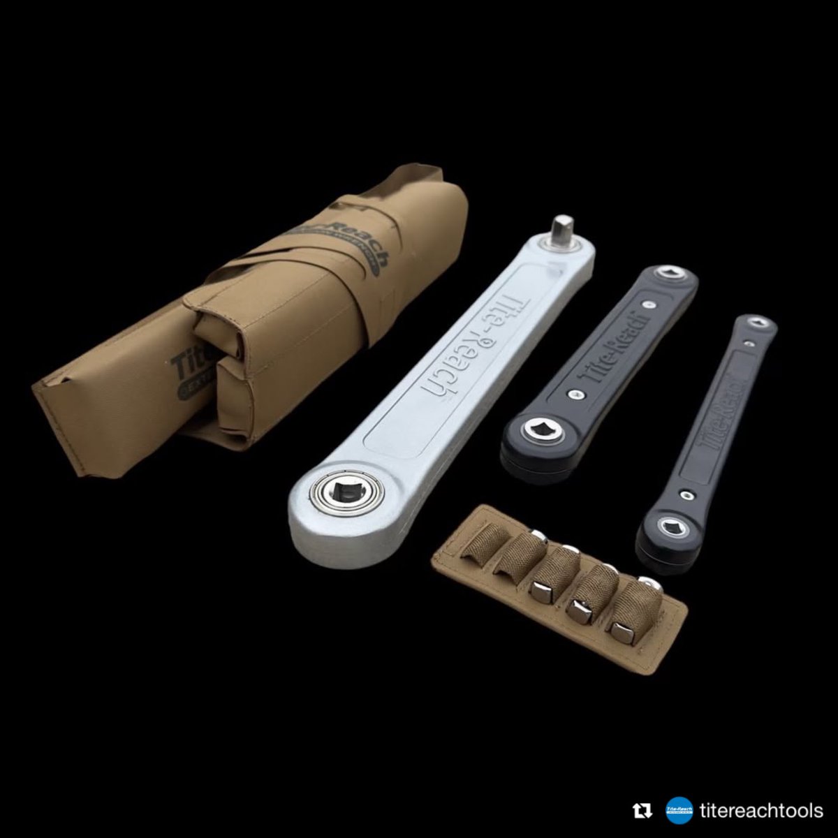 atlas46llc's tweet photo. The @atlas46gear Pro Pack Tool Roll is a GREAT option for those who want to keep their Tite-Reach Extension Wrenches SAFE & ORGANIZED! #softgoods #toolroll #atlas46 #titereachtools https://t.co/9eH9MOX4L3
