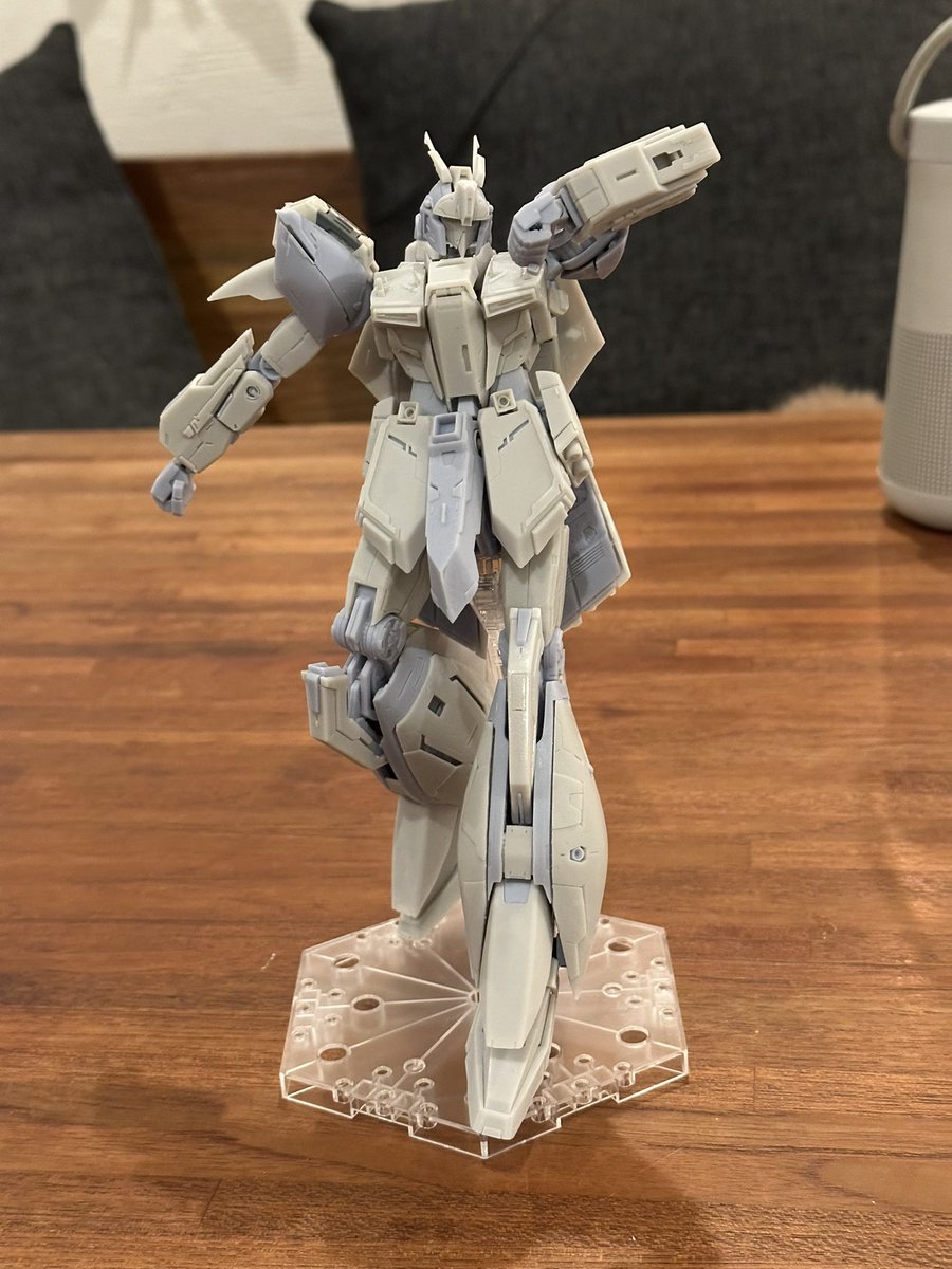 LV21GP's tweet photo. デジタルスクラッチ1/100リガズィ
その他情報
- モデルにしたのはマスターアーカイブの瀧川版
- いちおうフル可動
- なぜみんなリガズィの爪を無視するんだ！
- BWS、変形はオミット
- 細かいところは未完成だよ
- 今後完成度あげて塗装したい
#ガンプラ
#リガズィ
#3Dプリンター
#Fusion360 
#regz https://t.co/UIXFyU4bBL