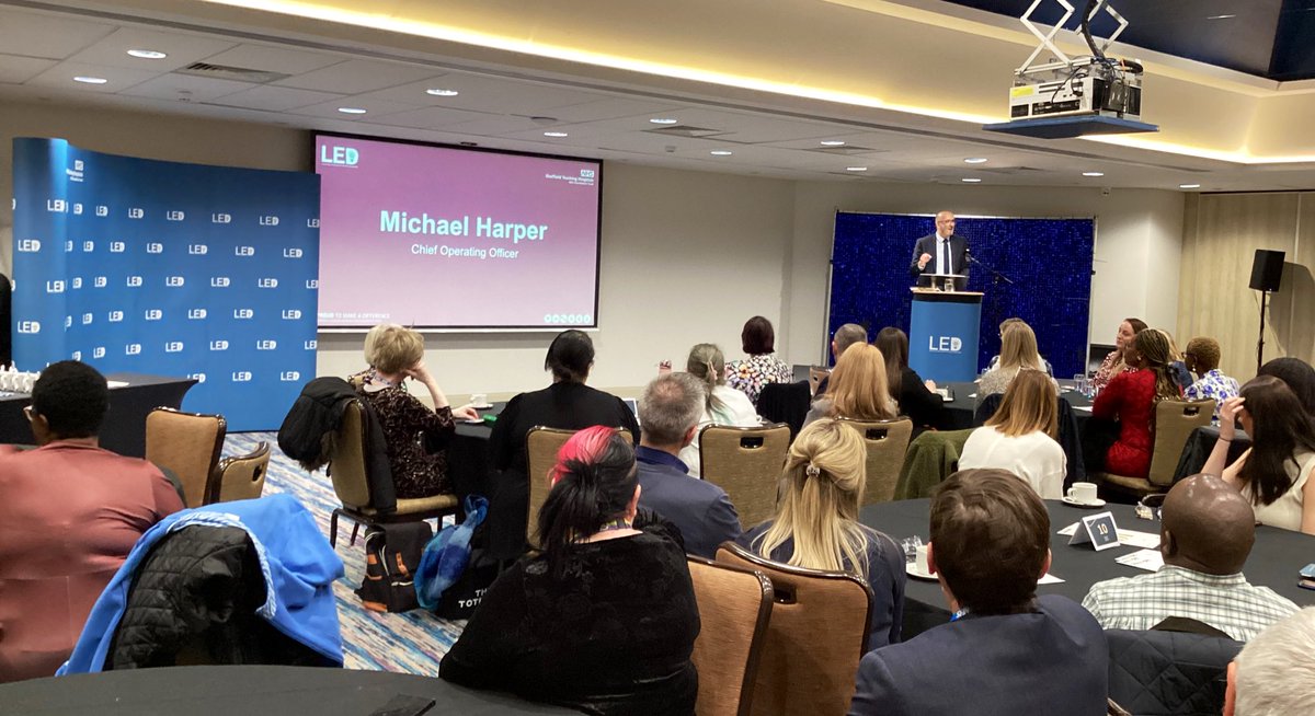 SheffHospLED's tweet photo. Michael Harper, STH Chief Operating Officer congratulating todayβs attendees on all their achievements in the last year! π #LEDCD25 https://t.co/6Xiu98MRIf