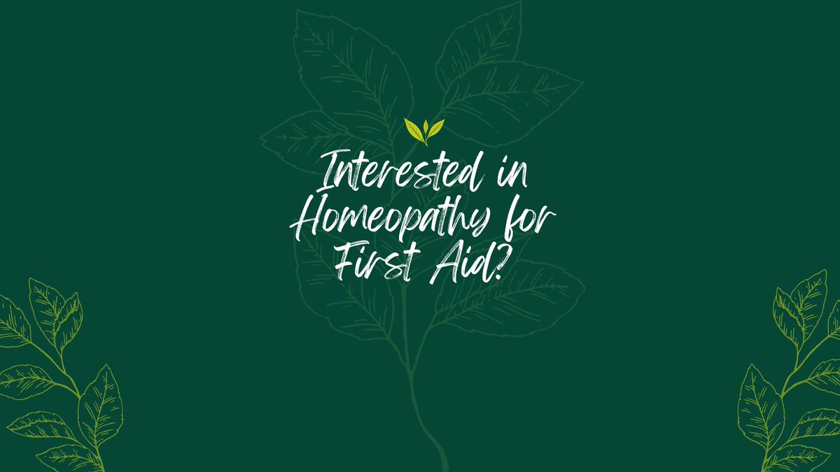 Interested in homeopathy for first aid? Below is a link to an article by Dr. Lisa Samet discussing which homeopathic remedies can be good options for first aid.

homeopathyworks.com/blog/homeopath…

#homeopathychoice #savehomeopathy #homeopathyishealthcare #ichoosehomeopathy #homeopathy