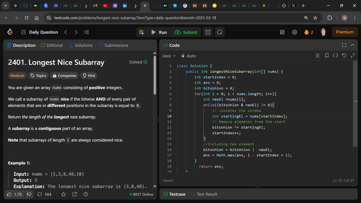 ASHUTOS47460496's tweet photo. @LeetCode @javacodegeeks @java @VishwaMohan00 sir. https://t.co/fqnweEOcE5