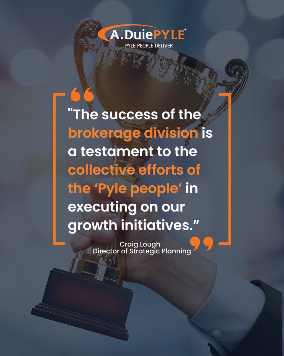 Congratulations to Craig Lough, Director of Strategic Planning at A. Duie Pyle, named a 2025 #ProsToKnow by Supply &amp; Demand Chain Executive for driving strategic growth and innovation! 

#SupplyChain #ADuiePyle