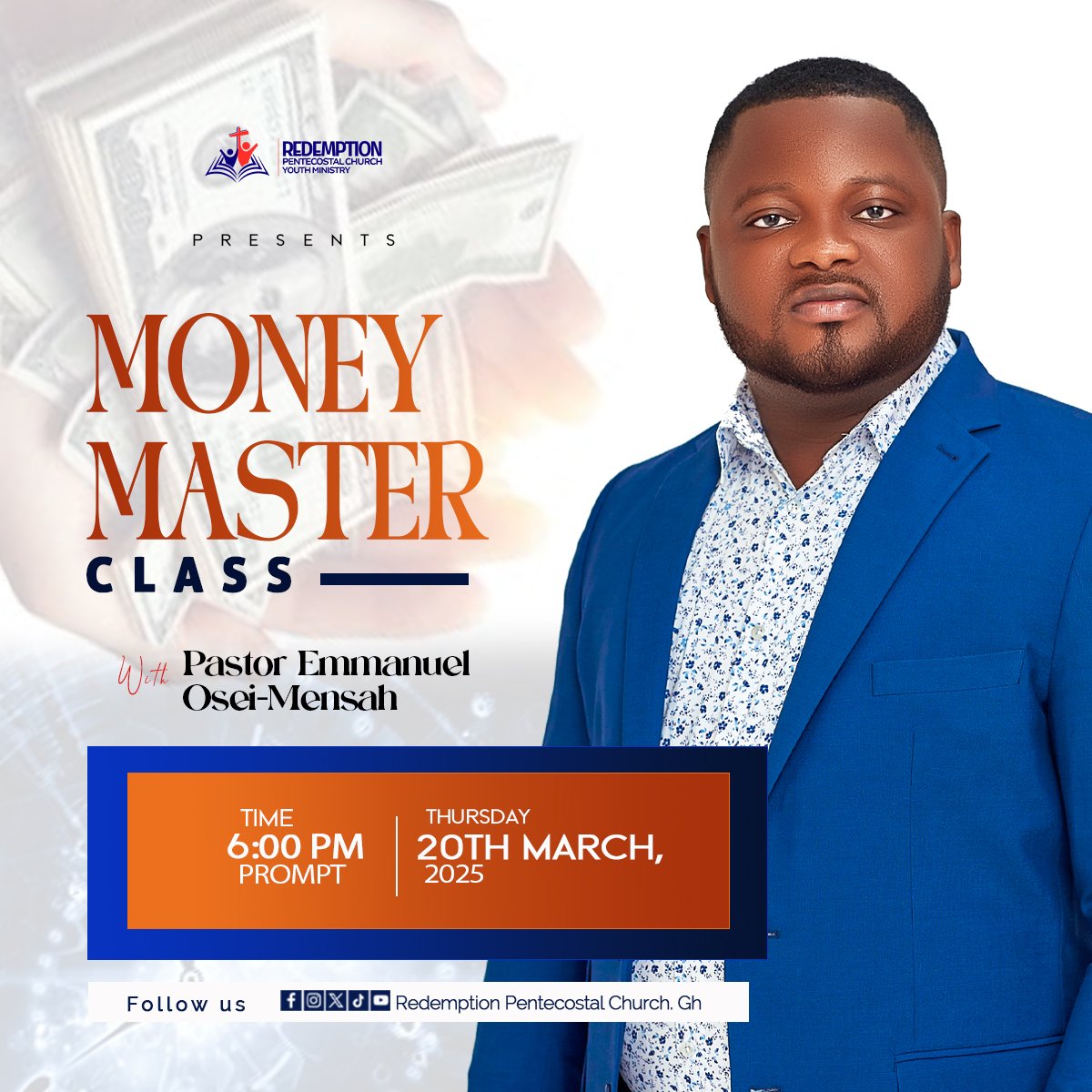 redemptionpcgh's tweet image. The money master class is going to teach us how to manage money. You don&apos;t want to miss it, come and receive knowledge on how to manage your money

RYM........... SHINNING FOR JESUS! 

#redemptionpentecostalchurch
#moneymasterclass
#rpcyouthministry