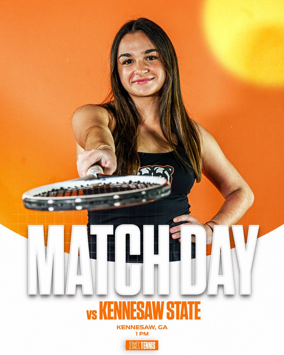 We’ve got an in-state match today against Kennesaw State!

🆚 Kennesaw State
🕐 1 p.m.
📍 Kennesaw, Ga.
🏟️ Betty Siegel Courts
📊 Live Stats: bit.ly/4kxMwsR

#GoBears