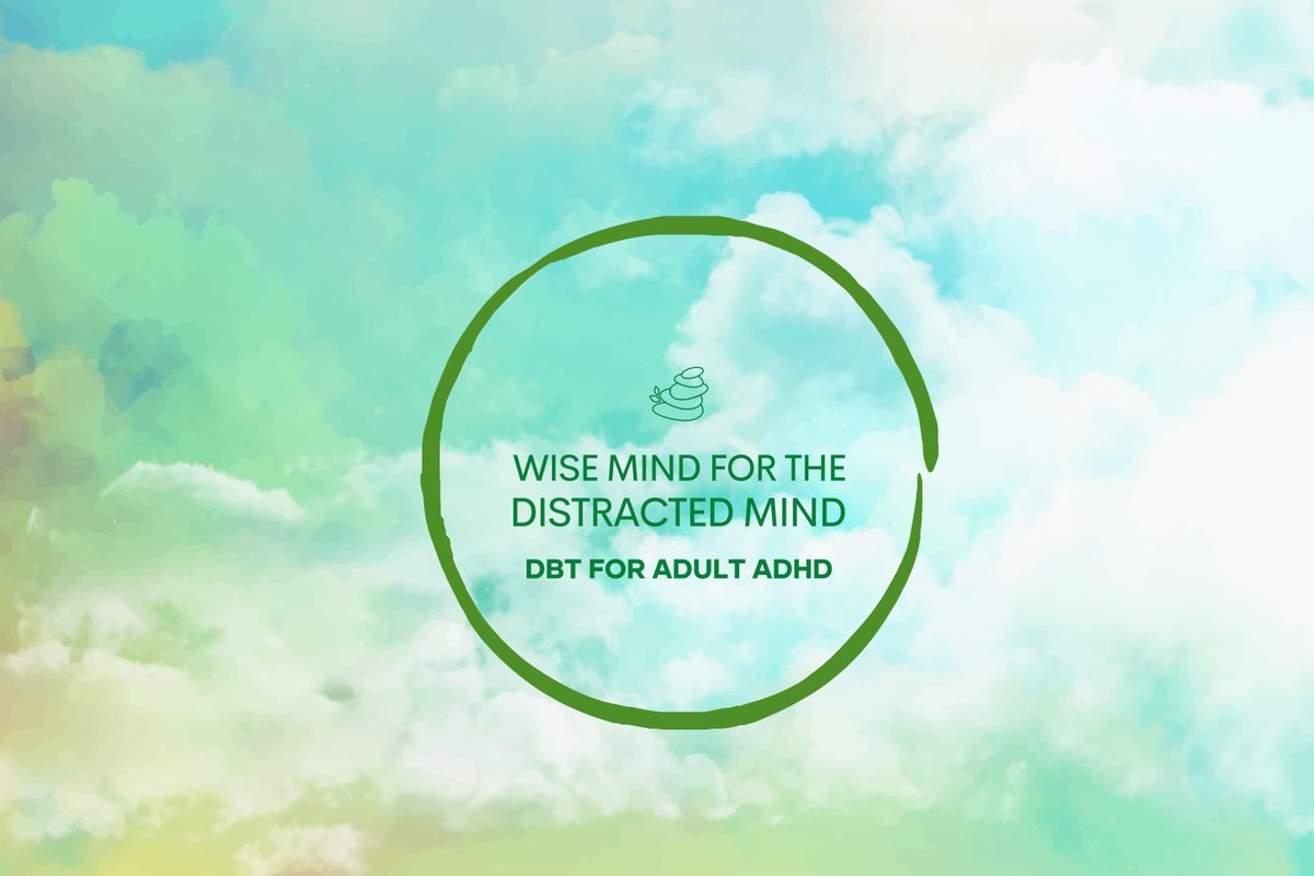 #dbt4adhd Working with #mindfulness, #emotionregulation, and #distresstolerance skills, and others, #ADHDadults can mitigate their ADHD struggles and live their way into a Life Worth Living. #DBT provides the aspirational (Wise Mind) with the tactical (#DBTskills), helping adults