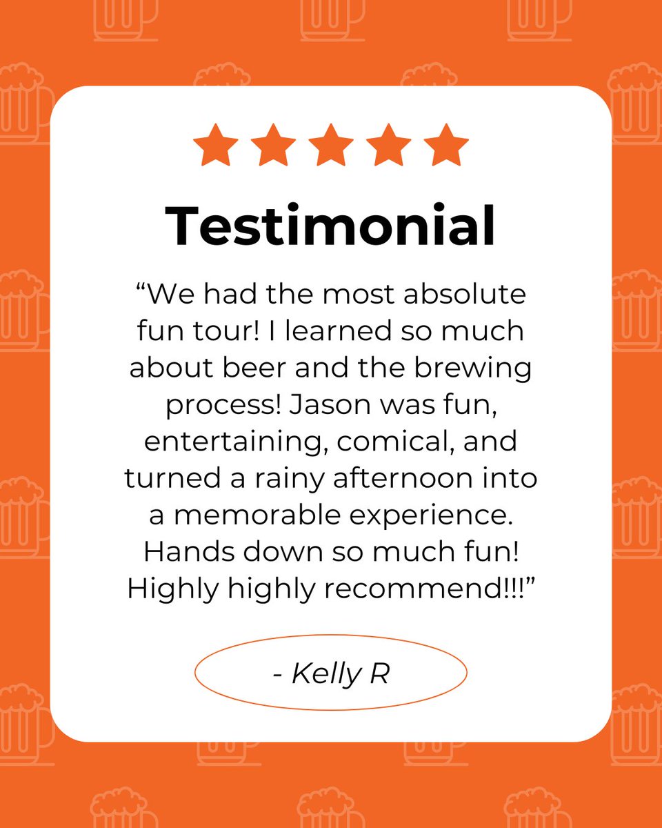 Rain or shine, we brings the good times! 🍻☔️ Cheers to a brewery tour you don’t want to miss!