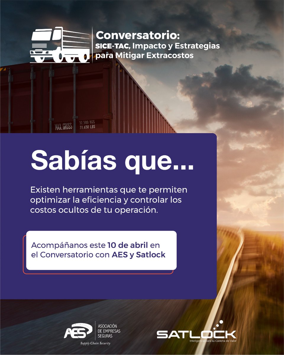 SatlockLatam's tweet photo. ¡No te quedes fuera!
Para tu registro y más información por favor escríbenos --> https://t.co/otqfaLyKy3
#AES #Satlock #Eventos2025 #Conversatorio https://t.co/ONXV0hdifQ