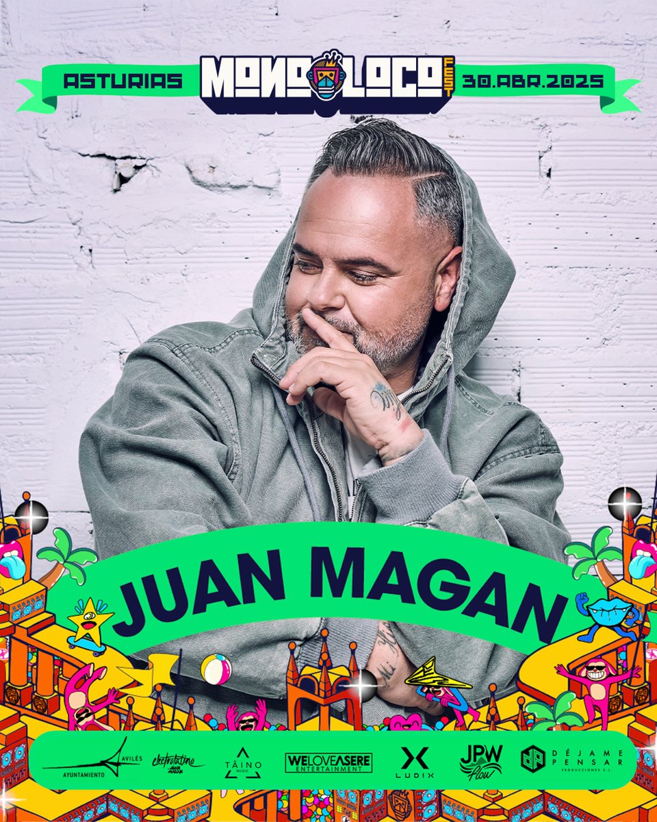 AytoAviles's tweet photo. 🎤Juan Magán encabeza el Monoloco Fest

👉 Con una carrera repleta de hits, ha definido el sonido de toda una generación convirtiéndose en el rey del electro latino
📌 30 de abril en el Pabellón de La Magdalena
🎟️ Entradas: https://t.co/8lllgf5nkj

ℹ️ Más: https://t.co/quFnF0IXVE https://t.co/C2Rc5wSub4