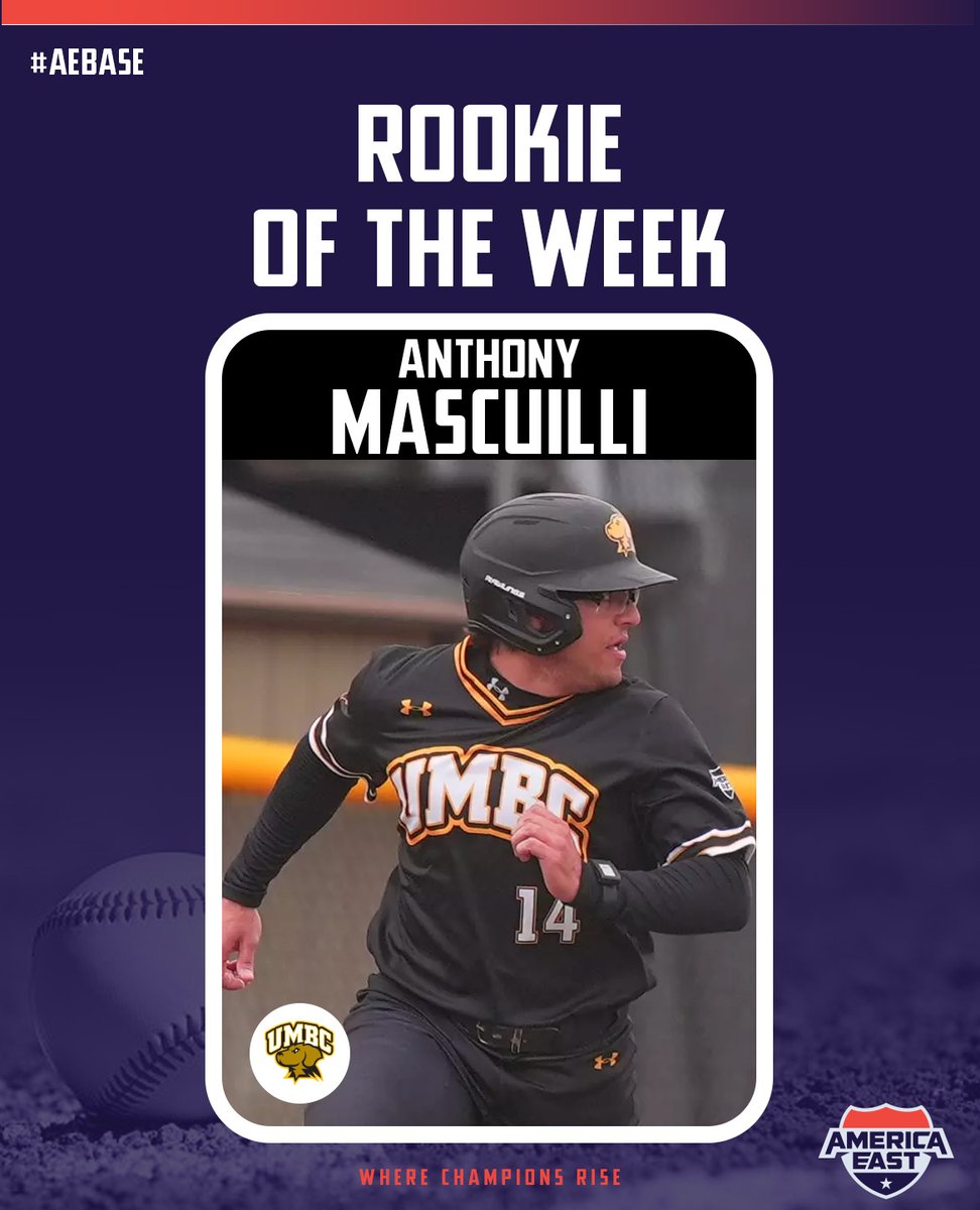 UMBC took two of three from UMass Lowell in the conference-opening series this past weekend, while Binghamton captured a pair of wins against Holy Cross. NJIT, UAlbany and Bryant also came away with a victory apiece

Player of the Week: Devan Bade, <a href="/BinghamtonBASE/">Binghamton Baseball</a>  
- Hit .667