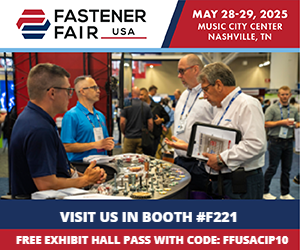 Fastener Fair USA 2025 is coming soon in Nashville; have you registered? 
Early Bird Pricing ends on March 30th; so be sure to register. You can also use our code when registering. 

#FastenerFairUSA #FFUSA #FastenerNews #GoASF