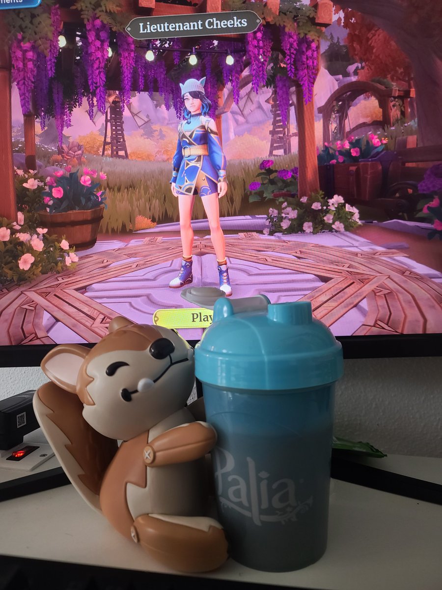 Lt_Cheeks's tweet photo. All set for stream with my @playpalia @MADRINAS Chapaaccino <3 https://t.co/40Ie4xvVFB