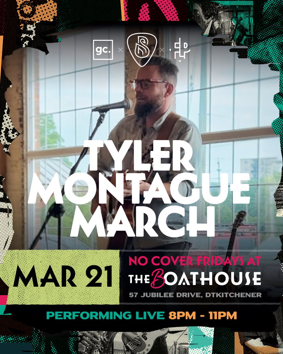 THIS FRIDAY! We’re excited to welcome one of our Open Mic hosts, @tylermarchmusic, to our No Cover Fridays this week. Join us with some friends and enjoy your Friday night with us from 8-11pm. Resos at the link below. We’ll see you there ✌️boathousedtk.com