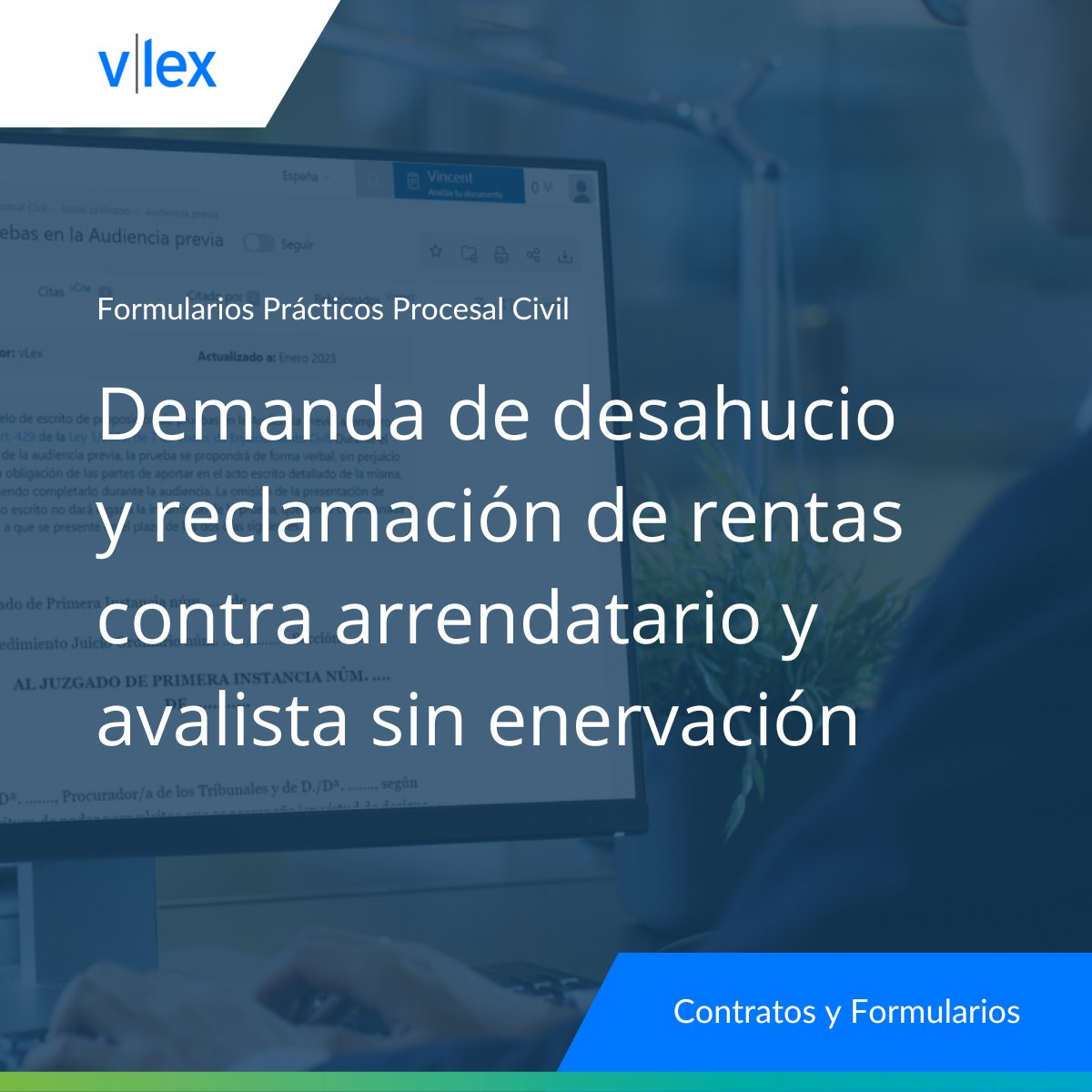 vlex_es's tweet photo. #FormulariosvLex | Modelo actualizado de Demanda de desahucio y reclamación de rentas contra arrendatario y avalista sin enervación
Redactado conforme a la Ley 12/2023 de 24 de mayo por el derecho a la vivienda, la STC 26/2025, 29 de enero de 2025, y redactado de acuerdo con los arts. 437, 439, 440, 441, 549 y 703 de la Ley de Enjuiciamiento Civil.
Ya disponible con tu acceso a vLex 👉 https://t.co/xjpvyCM8yE
#Desahucio #ReclamaciónDeRentas #Arrendamientos #vLex