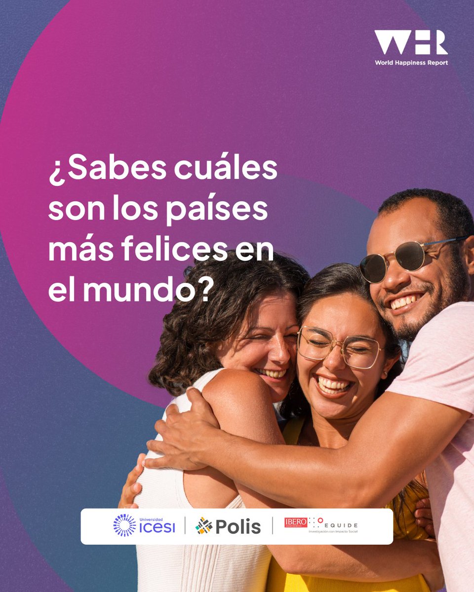 ¡Seminario Internacional!
El <a href="/equide_ibero/">EQUIDE</a> organiza el Seminario: "Reporte Mundial de la Felicidad 2025. Principales mensajes para México y América Latina."

📅 21 de marzo | 10 hrs. 
💻 Modalidad híbrida 
📍 Auditorio Ernesto Meneses Morales
🔗Registro: bit.ly/3FnyE47