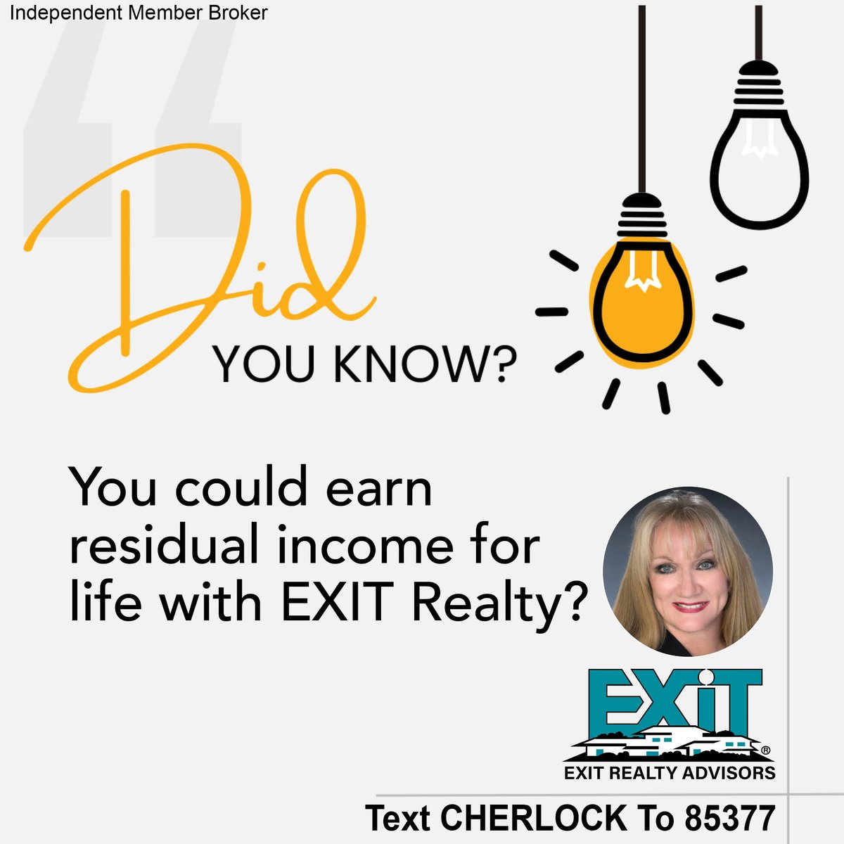 EXITchermiculka's tweet photo. Need more income? Learn more about the EXIT formula, with income opportunities you won't find anywhere else!

Call 210-394-1376 today, or text CHERLOCK to 85377.

#realestate #luxuryhomes #realtors #texasrealtors #chermiculka #exitrealtyadvisors #cherlockhomes... https://t.co/HOPMv9dKZM