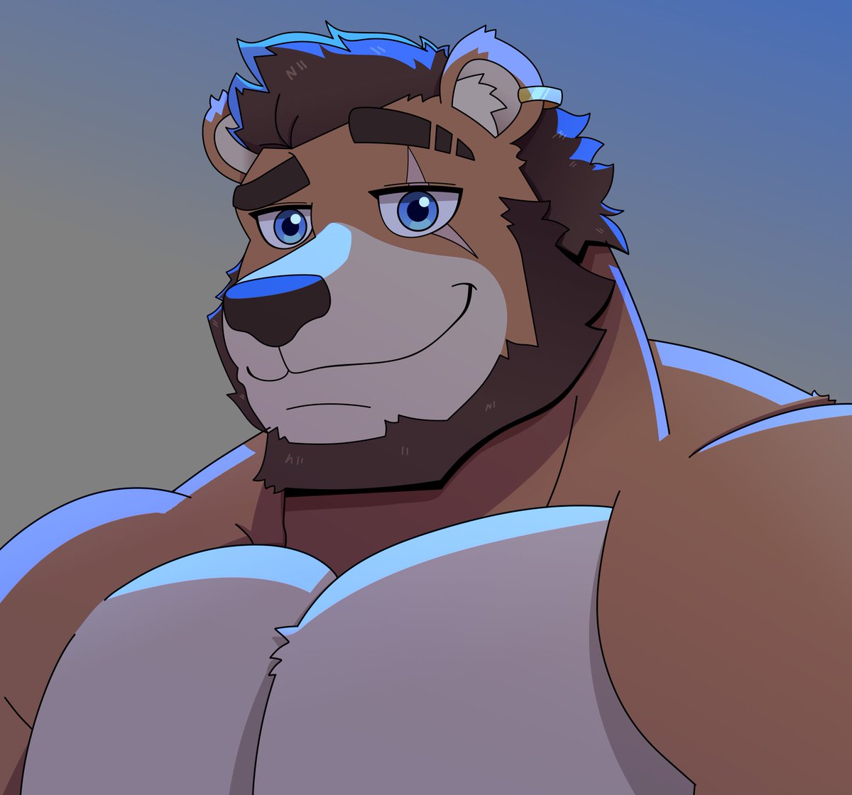 RaeMarkLee's tweet image. Commission Complete Akihiko 🐻✅ for
@LeoFoxRider1

#bara #commission #cartoon #anime #artwork #furry #furryarts #digitalart #furrycommission #furryarts #yaoi #bear