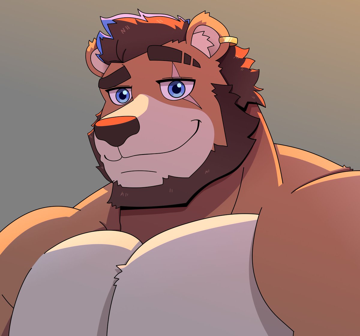 RaeMarkLee's tweet image. Commission Complete Akihiko 🐻✅ for
@LeoFoxRider1

#bara #commission #cartoon #anime #artwork #furry #furryarts #digitalart #furrycommission #furryarts #yaoi #bear