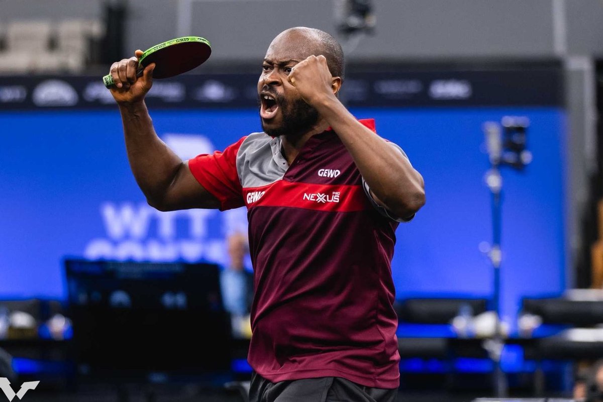 BREAKING NEWS: Nigeria’s Quadri Aruna is now ranked Africa’s No. 1 in table tennis