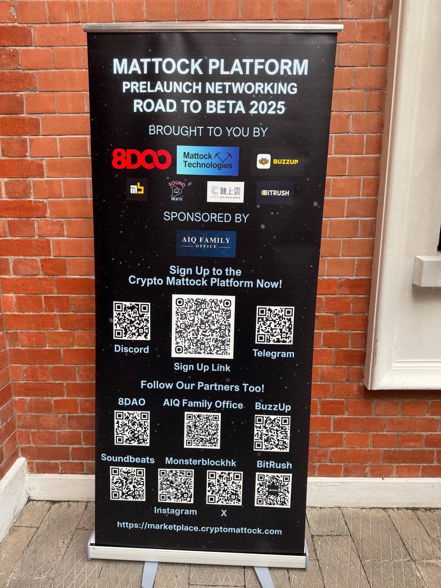 Thank you all of you who have attended our Mattock Platform Prelaunch Networking - Road to Beta 2025 Event on the 13/03/2025, we hope that you enjoyed the event as much as we do hosting it!

It is definitely safe to say, our Platform's Prelaunch is an absolute success, paving our