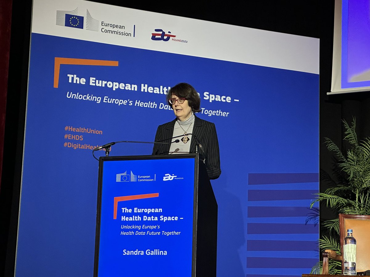 EU One Health (@eu_health) on Twitter photo <a href="/OliverVarhelyi/">Oliver Varhelyi</a> <a href="/EU_Commission/">European Commission</a> @POLAND25EU <a href="/LorenaBoix/">Lorena Boix Alonso</a> <a href="/MZ_GOV_PL/">Ministerstwo Zdrowia</a> <a href="/KaKacperczyk/">Katarzyna Kacperczyk</a> <a href="/TomislavSokol/">Tomislav Sokol</a> <a href="/eHealthcy/">National eHealth Authority Cyprus</a> <a href="/Europarl_EN/">European Parliament</a> <a href="/marsemo/">Marco Marsella</a> <a href="/CPME_EUROPA/">European Doctors</a> <a href="/eupatientsforum/">European Patients' Forum</a> <a href="/eurordis/">EURORDIS-Rare Diseases Europe</a> <a href="/FulviaRaffaelli/">Fulvia Raffaelli</a> <a href="/EFPIA/">EFPIA</a> <a href="/IreneNorstedt/">Irene Norstedt</a> <a href="/EUScienceInnov/">EU Science & Innovation 🇪🇺</a> <a href="/medtecheurope/">MedTech Europe</a> <a href="/BMG_Bund/">Bundesgesundheitsministerium</a> <a href="/DIGITALEUROPE/">DIGITALEUROPE</a> <a href="/SandraGallina/">Sandra Gallina</a> The #EHDS Conference wraps up with a clear message: delivering the EHDS requires strong collaboration to ensure citizen rights protection, data security, transparency, sustainable IT systems, and adequate funding.
👏🏻 Thank you to everyone working to make this a reality! <a href="/OliverVarhelyi/">Oliver Varhelyi</a> <a href="/EU_Commission/">European Commission</a> @POLAND25EU <a href="/LorenaBoix/">Lorena Boix Alonso</a> <a href="/MZ_GOV_PL/">Ministerstwo Zdrowia</a> <a href="/KaKacperczyk/">Katarzyna Kacperczyk</a> <a href="/TomislavSokol/">Tomislav Sokol</a> <a href="/eHealthcy/">National eHealth Authority Cyprus</a> <a href="/Europarl_EN/">European Parliament</a> <a href="/marsemo/">Marco Marsella</a> <a href="/CPME_EUROPA/">European Doctors</a> <a href="/eupatientsforum/">European Patients' Forum</a> <a href="/eurordis/">EURORDIS-Rare Diseases Europe</a> <a href="/FulviaRaffaelli/">Fulvia Raffaelli</a> <a href="/EFPIA/">EFPIA</a> <a href="/IreneNorstedt/">Irene Norstedt</a> <a href="/EUScienceInnov/">EU Science & Innovation 🇪🇺</a> <a href="/medtecheurope/">MedTech Europe</a> <a href="/BMG_Bund/">Bundesgesundheitsministerium</a> <a href="/DIGITALEUROPE/">DIGITALEUROPE</a> <a href="/SandraGallina/">Sandra Gallina</a> The #EHDS Conference wraps up with a clear message: delivering the EHDS requires strong collaboration to ensure citizen rights protection, data security, transparency, sustainable IT systems, and adequate funding.
👏🏻 Thank you to everyone working to make this a reality!