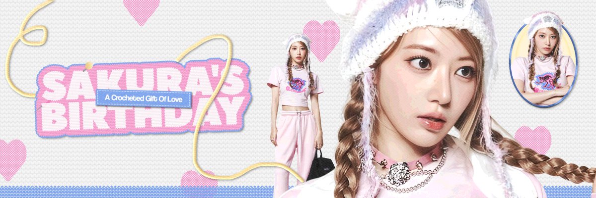 ᅠ
Let's celebrate Sakura's Day! 🌸 Stitch our unforgettable memories through the twibbon added a crocheted touch of magic. Her cherry-tinted glow shines through this, wrapping your profile in a roseate embrace as tender as her heart 🎀🩷

𓍯𓂃𓏧 bingkai.in/crochetedlove  ᥫ᭡.
ᅠ