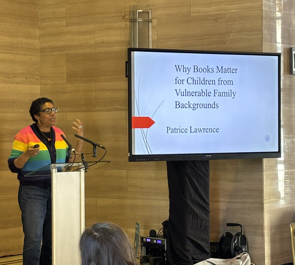 “Picture books are more than just ink on paper.” Steve Antony, author. Our panel 3 authors, Steve Antony and Patrice Lawrence use picture books as a way to introduce diversity and allow children to see themselves in them.