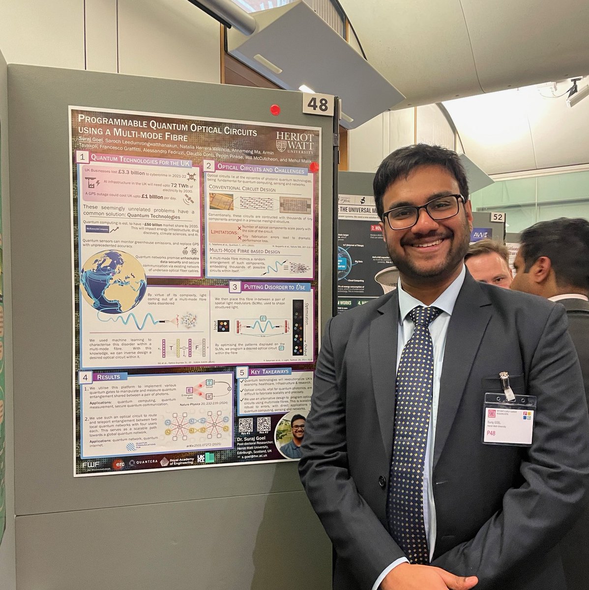 HWUNews (@hwunews) on Twitter photo Congratulations to our very own Dr Suraj Goel for presenting at the House of Commons as a <a href="/STEM4Brit/">STEM for Britain</a> finalist.
This prestigious competition celebrates early-career scientists and engineers, and we're proud to see Dr Goel making an impact!
<a href="/SurajGoel11/">Suraj Goel</a> Congratulations to our very own Dr Suraj Goel for presenting at the House of Commons as a <a href="/STEM4Brit/">STEM for Britain</a> finalist.
This prestigious competition celebrates early-career scientists and engineers, and we're proud to see Dr Goel making an impact!
<a href="/SurajGoel11/">Suraj Goel</a>