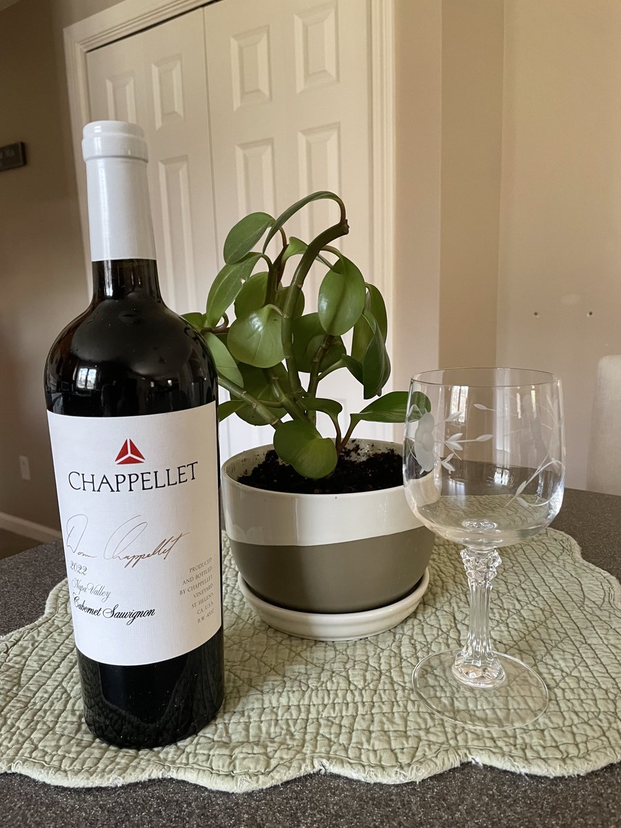 One of my favorite wines from a top-notch winery. The  2022 Chappellet Signature Cabernet Sauvignon from California. Deep purple in color with ample black currants, cherry and plum flavors. Full bodied with a lush texture and hints of chocolate on the persistent finish.