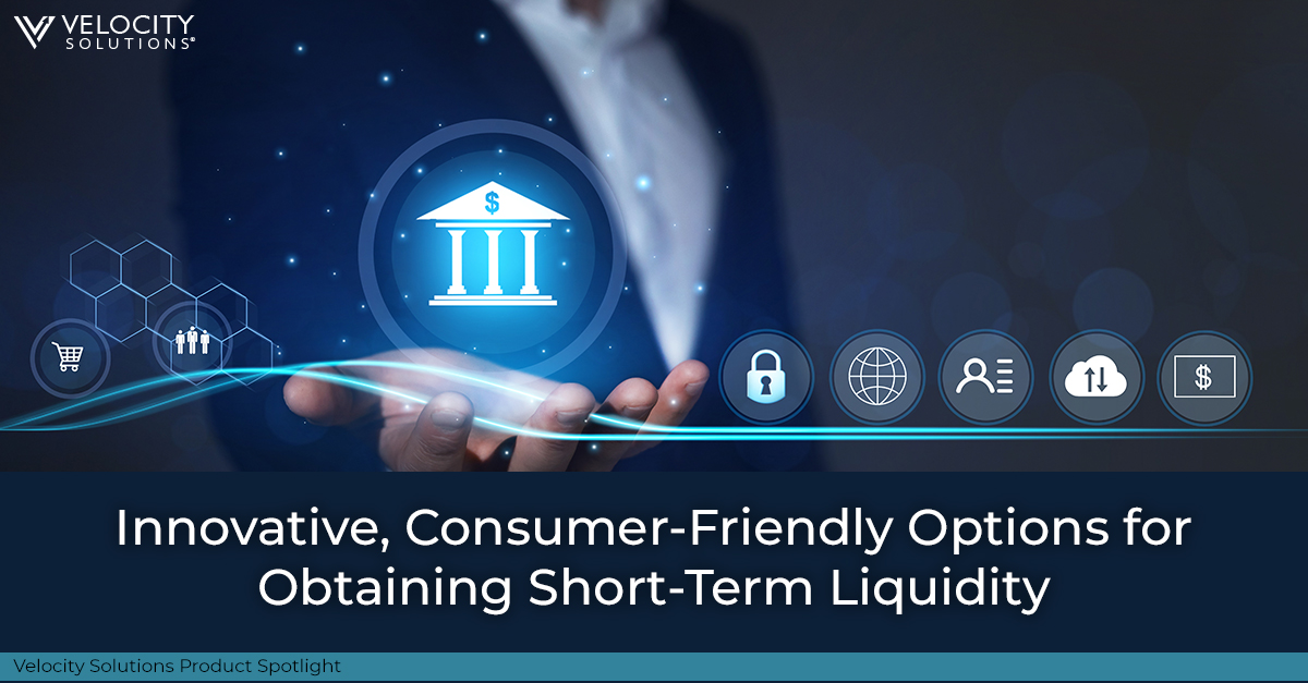 GoMyVelocity's tweet photo. Empower account holders with the Consumer Liquidity Engine™—a smart, consumer-friendly solution for short-term liquidity that builds trust and financial well-being. 

Ready to redefine consumer liquidity? Learn more: https://t.co/jAw1aaISi1 https://t.co/298VR94zw4