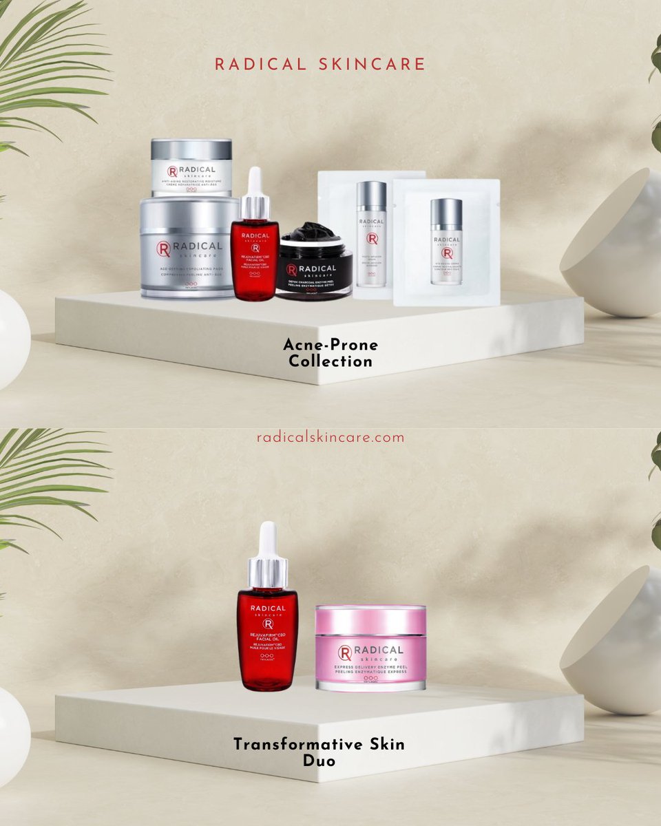 Whether you're looking to target aging, hydration, or balance, our collections are designed to deliver visible results.

#RadicalSkincare #SkincareSolutions #HealthySkin #TargetYourSkinConcerns #BeautyEssentials