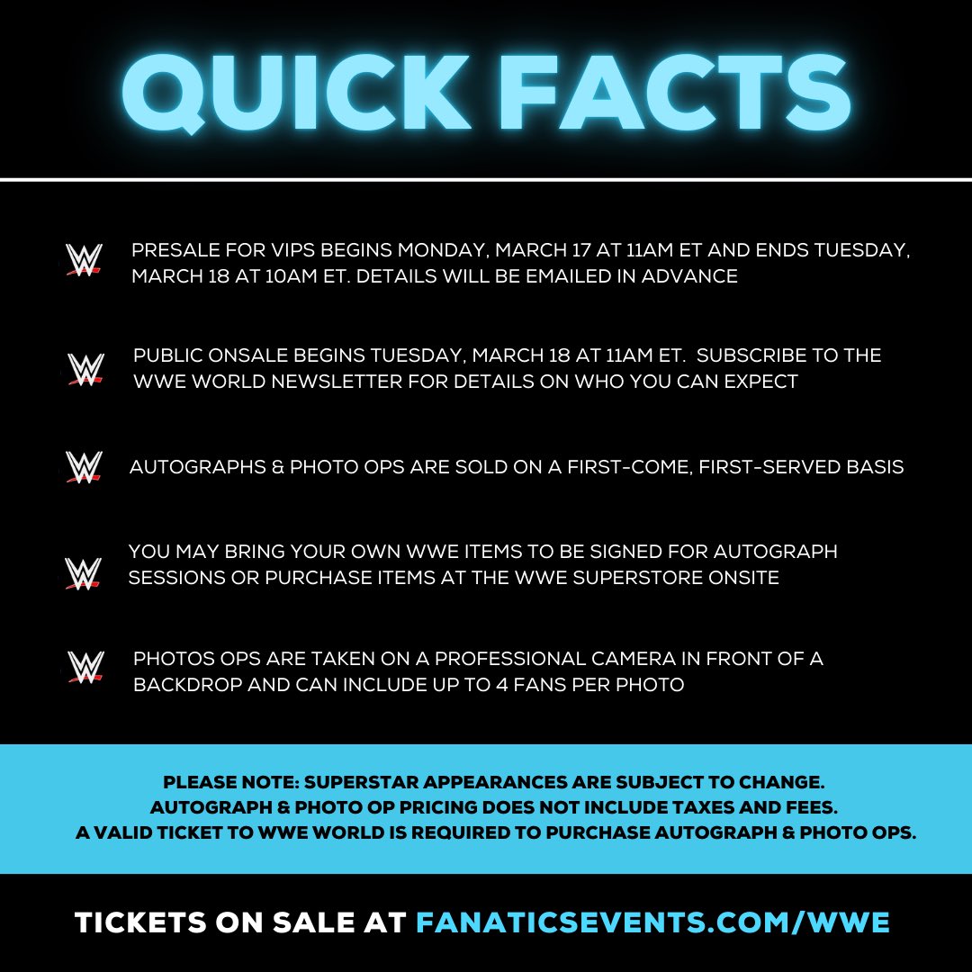 Fanatics Events tweet media