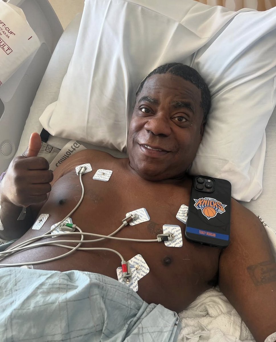 Phil_Lewis_'s tweet photo. Tracy Morgan says he's "doing ok now" and said his medical episode last night was food poisoning https://t.co/DRhVpmunW7