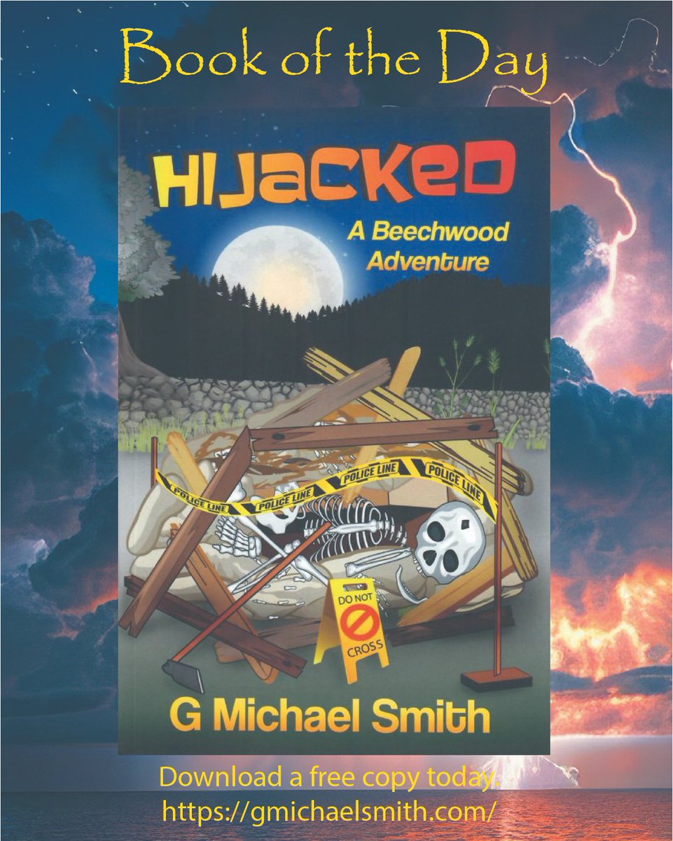 Hey All – Today’s free book is the mid-grade novel “Hijacked – A Beechwood Adventure”. It is suitable for readers age 8+. Go to my website and download it for free. Be assured the files are malware free. gmichaelsmith.com