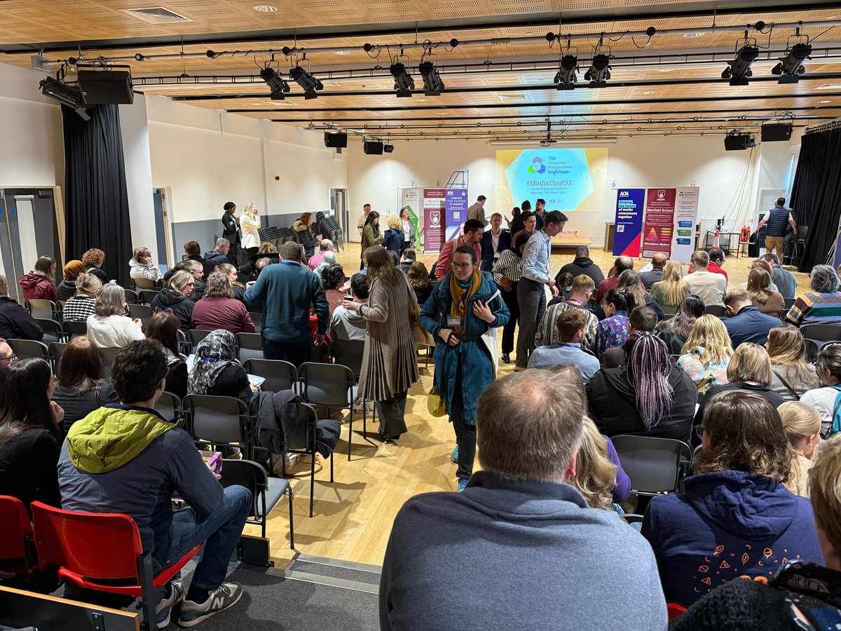 We had a fantastic time at #MathsConf37 on Saturday as the Events Innovation Partner! 

Thank you to everyone who visited the AQA stand. It was great to connect with so many passionate maths teachers and hear your feedback. 

Already looking forward to the next one! 👏 #AQA