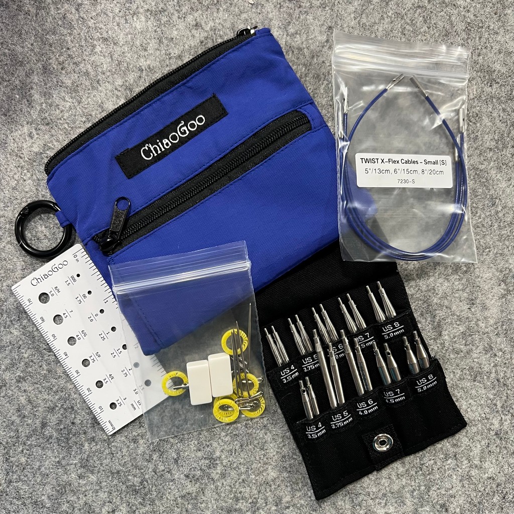 _lolodidit's tweet image. If you knit a lot of hats and headbands, you may want to consider a set of TWIST Shorties!  This particular set has needles length of 2" &amp;amp; 3", sizes 4-8, with a selection of cables at 5", 6" and 8".

#lolodidit #knittingtherapy