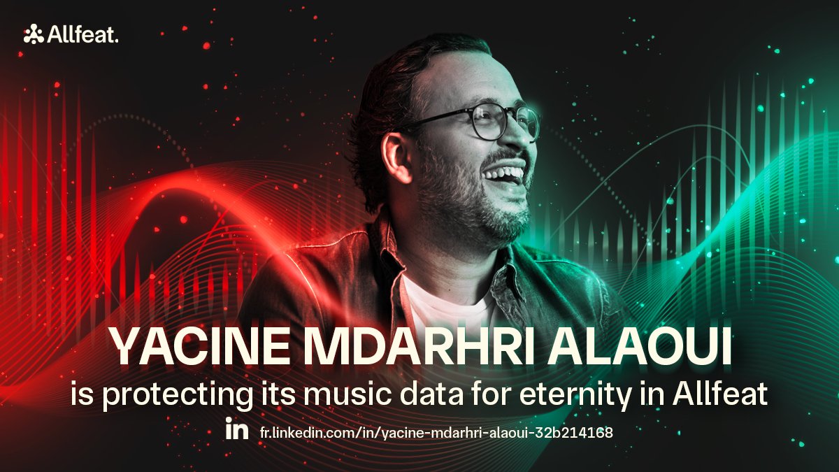 📀Meet Yacine Mdarhri Alaoui, safeguarding his music data for eternity with Allfeat! 

Because the future of music belongs to those who protect and control their art. 
#MusicData #Allfeat #Innovation