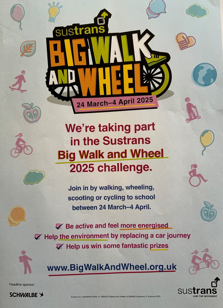 Down High School are looking forward to taking part in the Big Walk and Wheel Challenge later in March. We urge all pupils and staff to think about their transport options.
