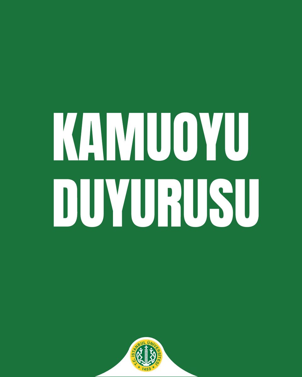 istuniresmi's tweet image. KAMUOYU DUYURUSU

istanbul.edu.tr/tr/duyuru/kamu…