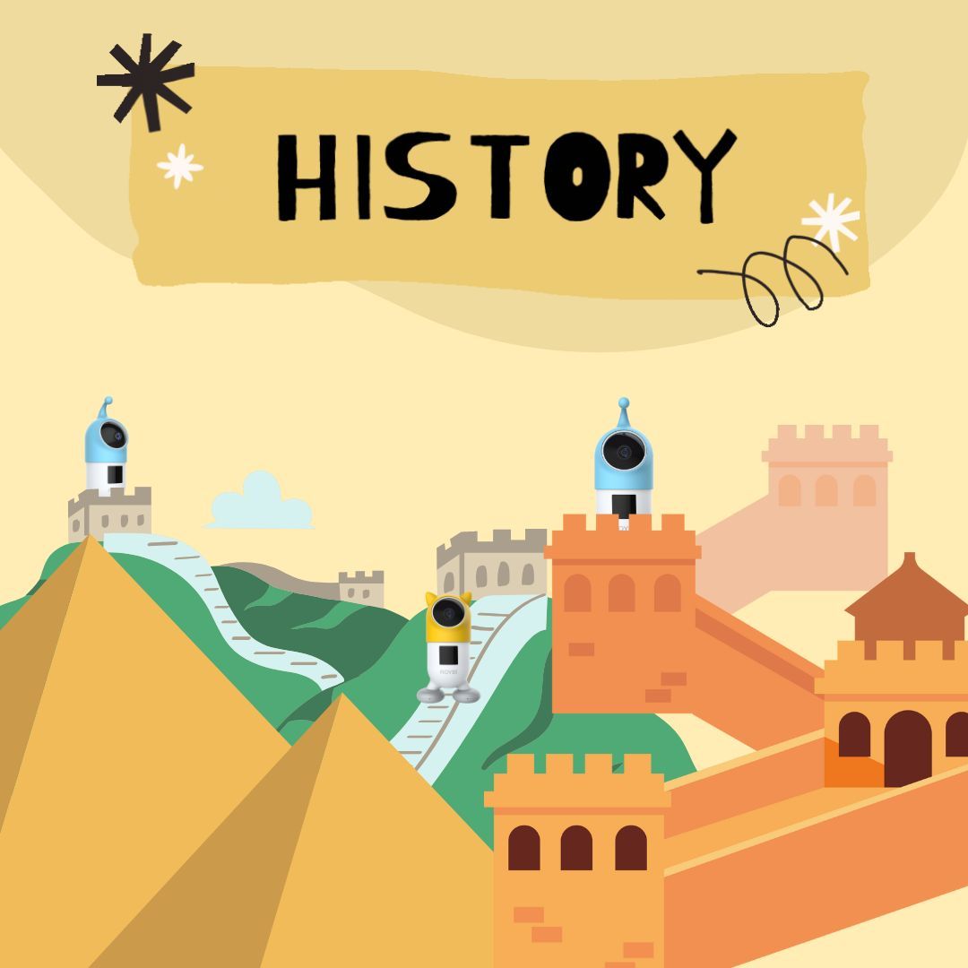 RoybiWorld's tweet image. History Adventure with ROYBI! 🌍 Want to learn about the pyramids of Egypt? Or explore the Great Wall of China? ROYBI’s got you covered! Where should we go next? #HistoryAdventure #ROYBIRobot